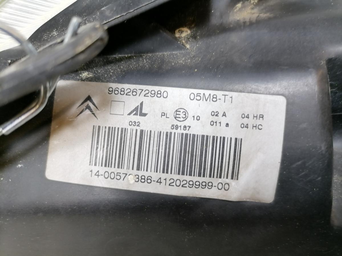 Citroen C3 original Scheinwerfer vorn rechts Halogen Facelift Bj.2009